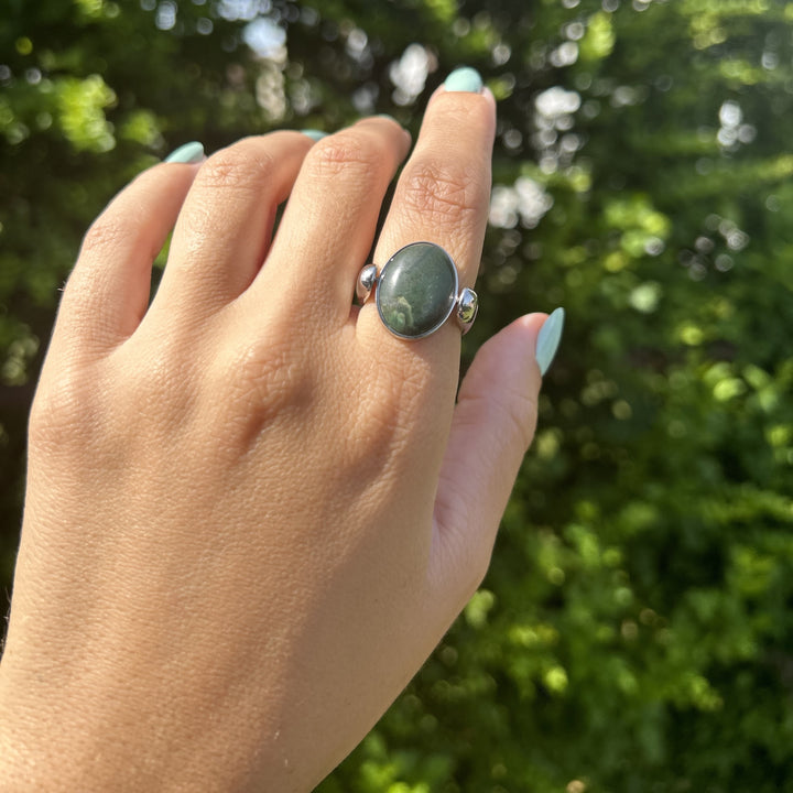 African Jade Oval Crystal Element