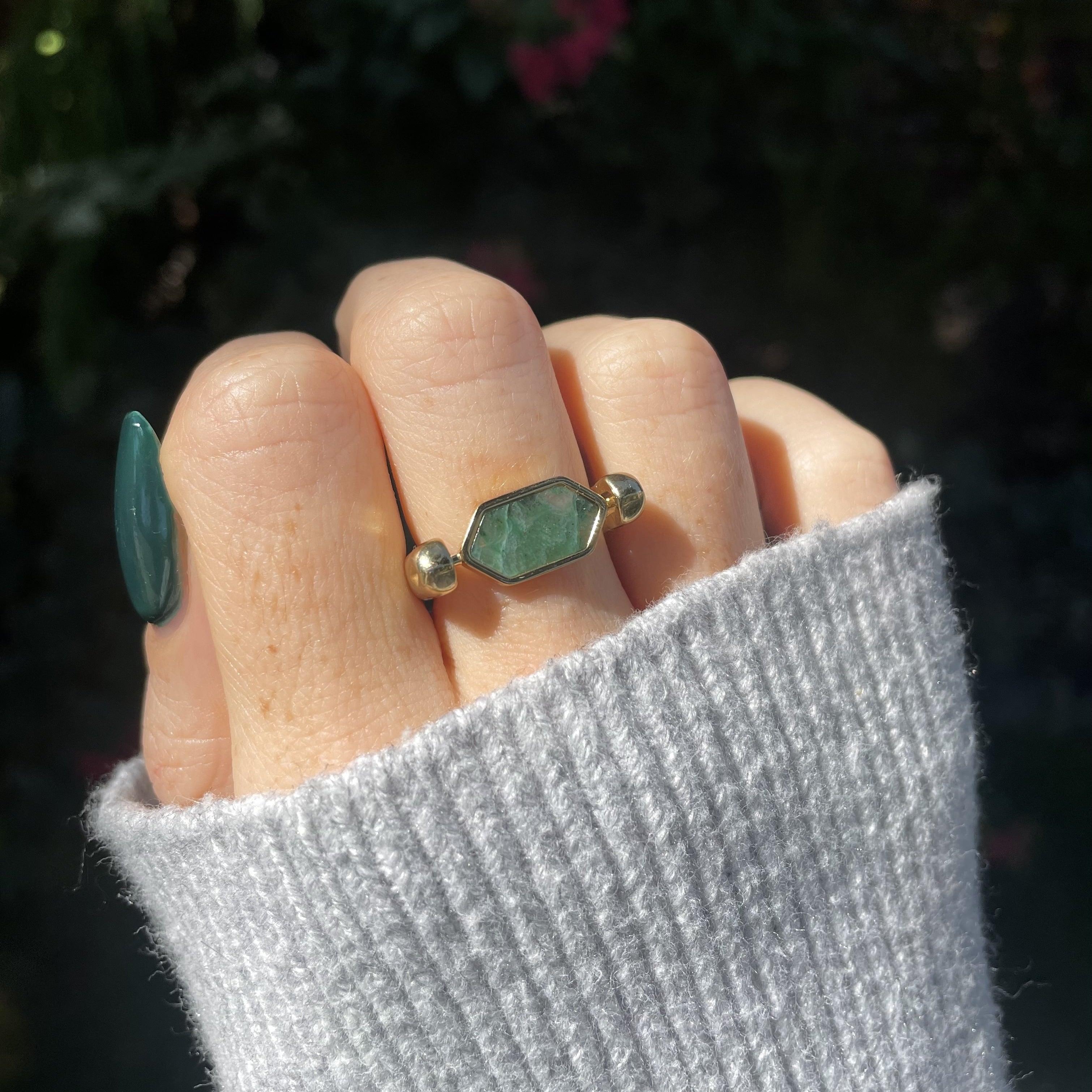 African Jade Hexbar Element | Dark Green Crystal – CONQUERing
