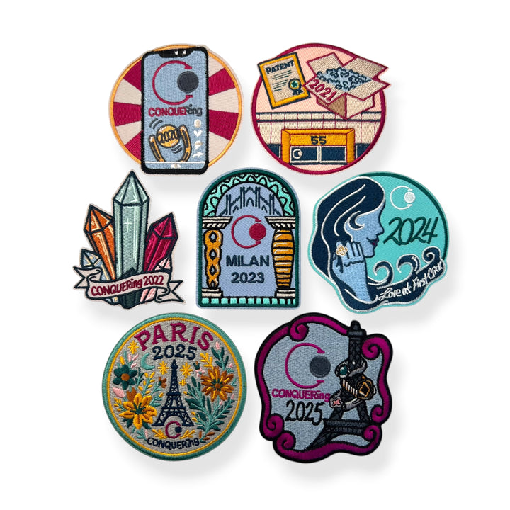 CONQUERing Milestone Patch & Sticker Collection