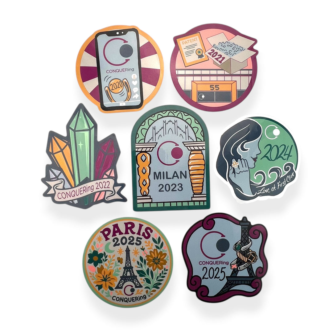 CONQUERing Milestone Patch & Sticker Collection