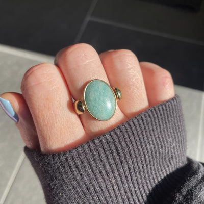 Amazonite Oval Crystal Element