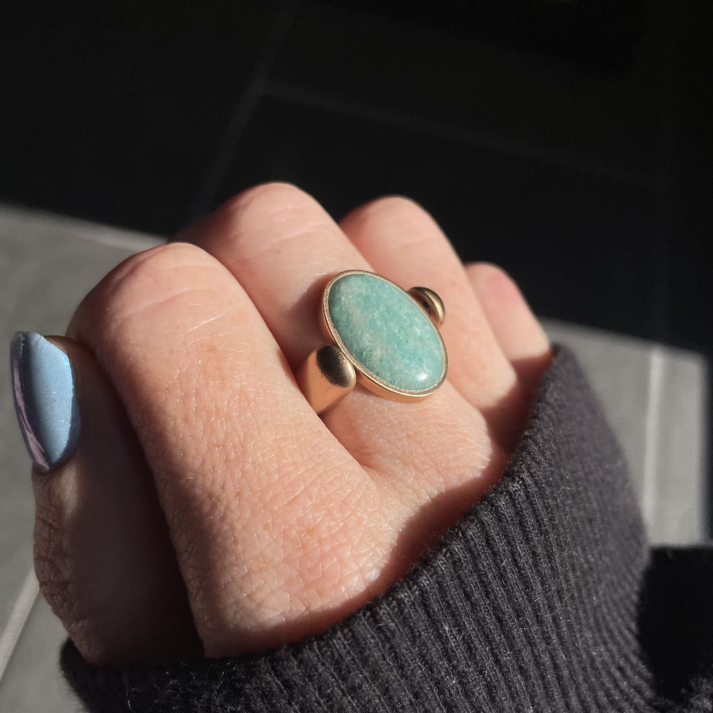 Amazonite Oval Crystal Element