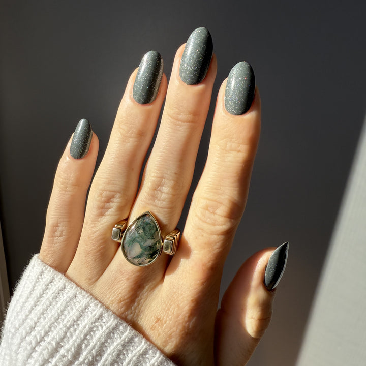 Moss Agate AquaPoint™ Crystal Element