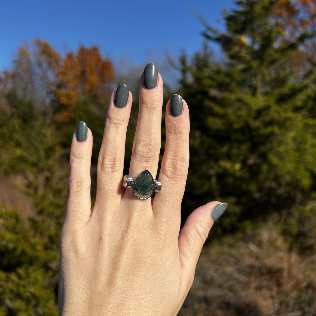 Moss Agate AquaPoint™ Crystal Element