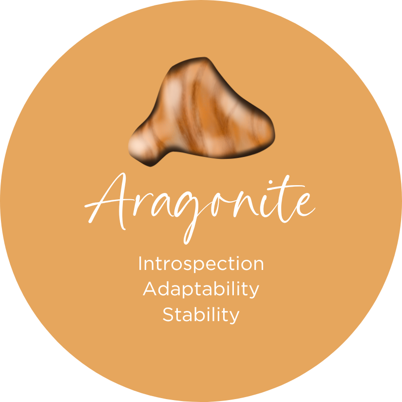 Aragonite Cushion Crystal Element