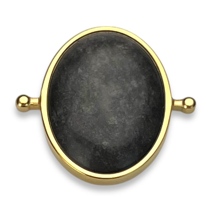 Hypersthene Oval Crystal Element