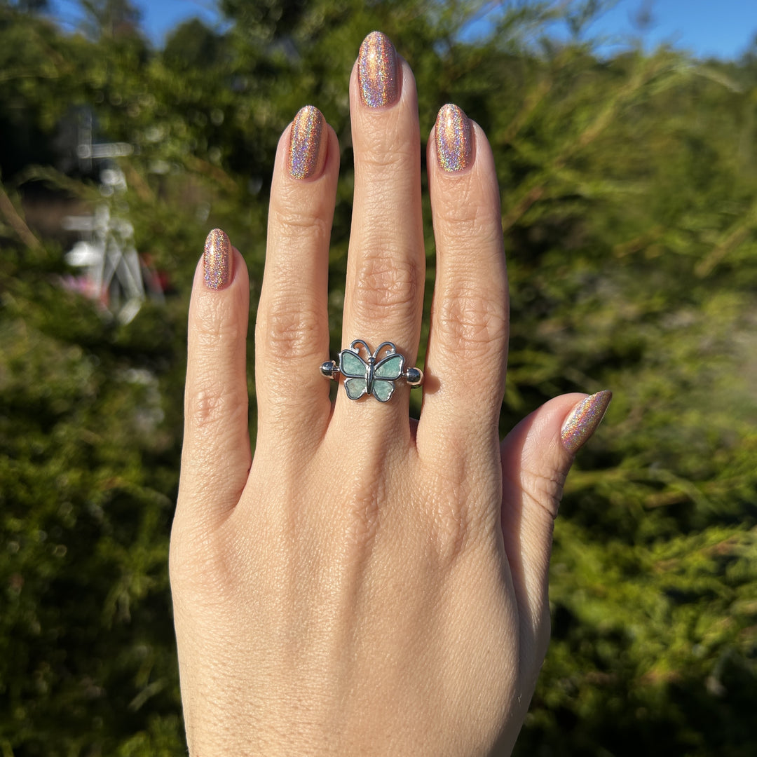 Crystal Butterfly - Amazonite