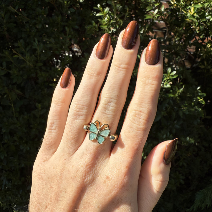 Crystal Butterfly - Amazonite
