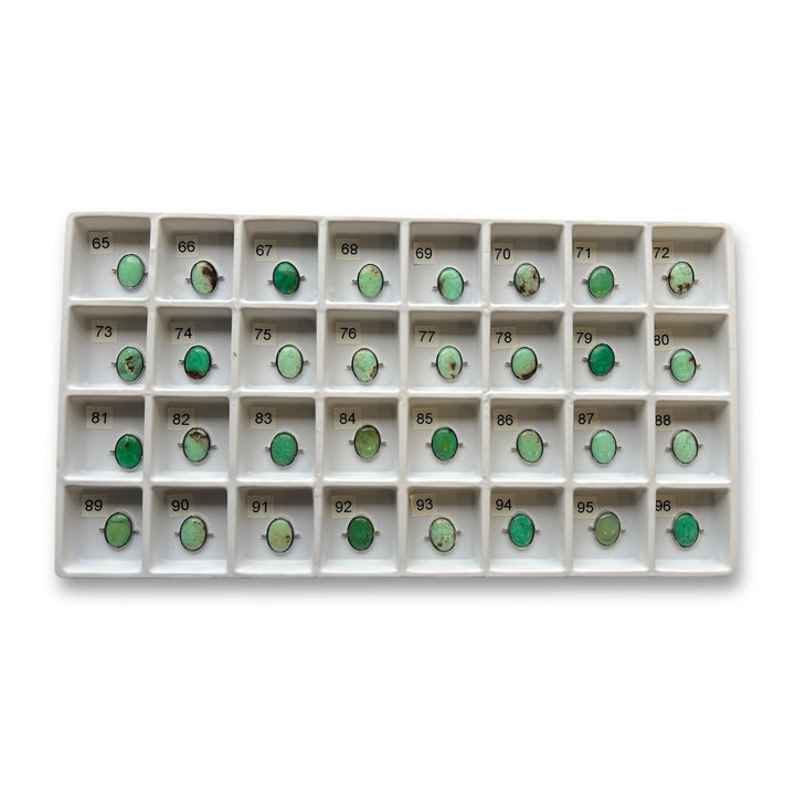 Choose Your Own Chrysoprase Oval – Silver