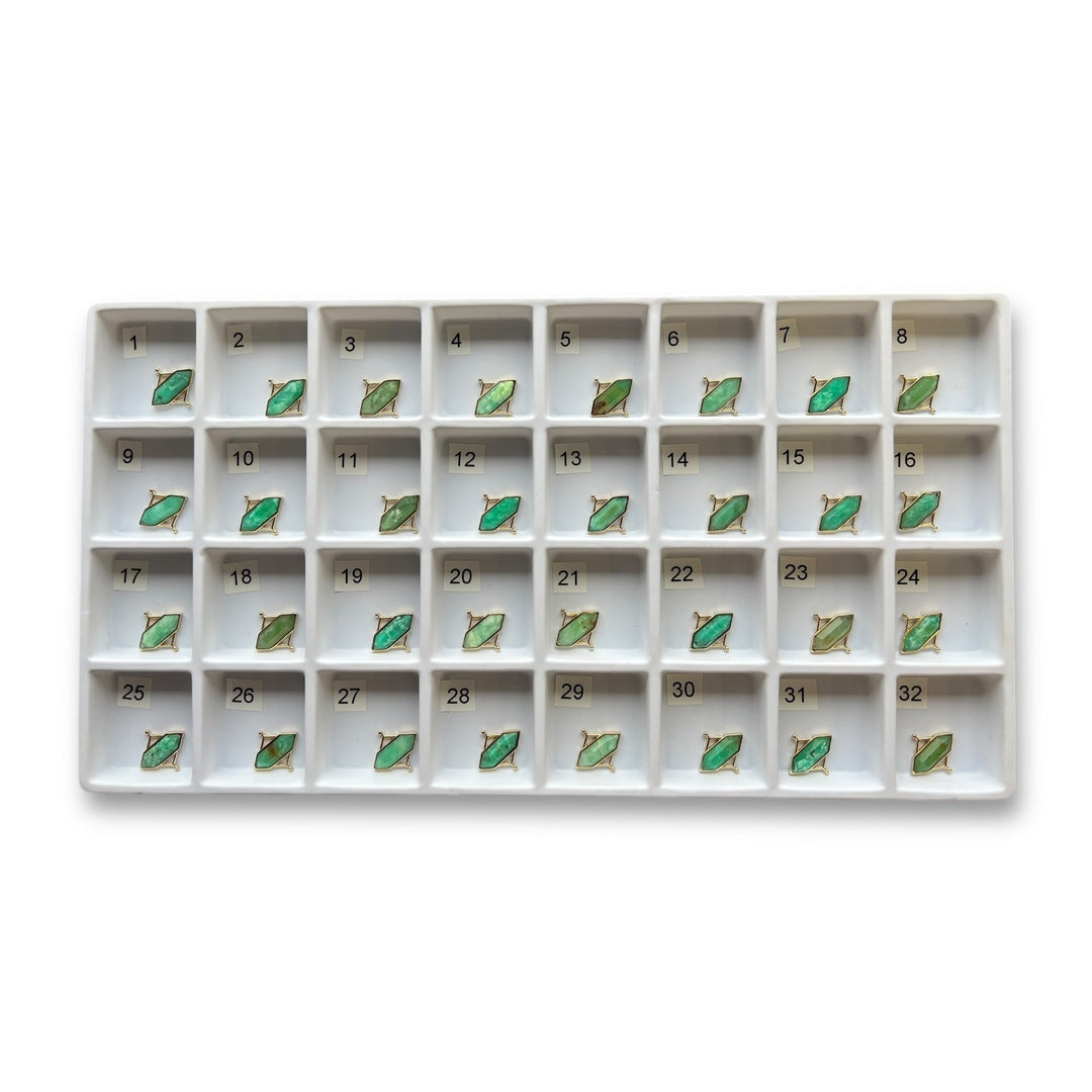 Choose Your Own Chrysoprase TwinPoint™ – Gold