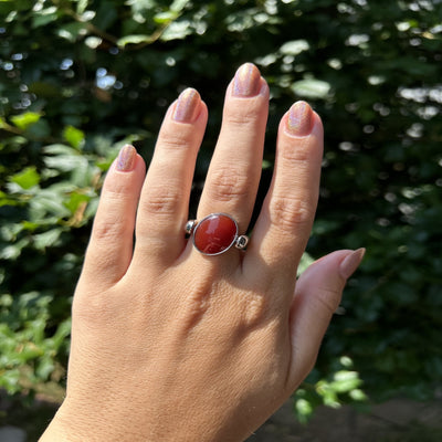 Carnelian Oval Crystal Element