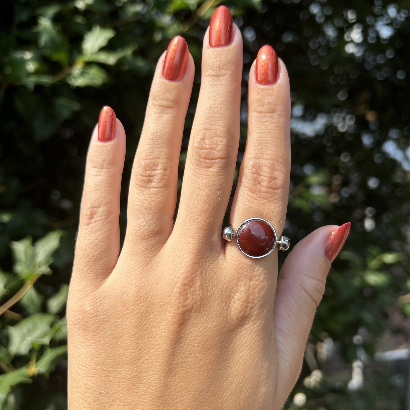 Carnelian Round Crystal Element