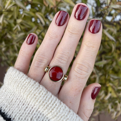 Carnelian Round Crystal Element