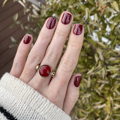 Carnelian Round Crystal Element