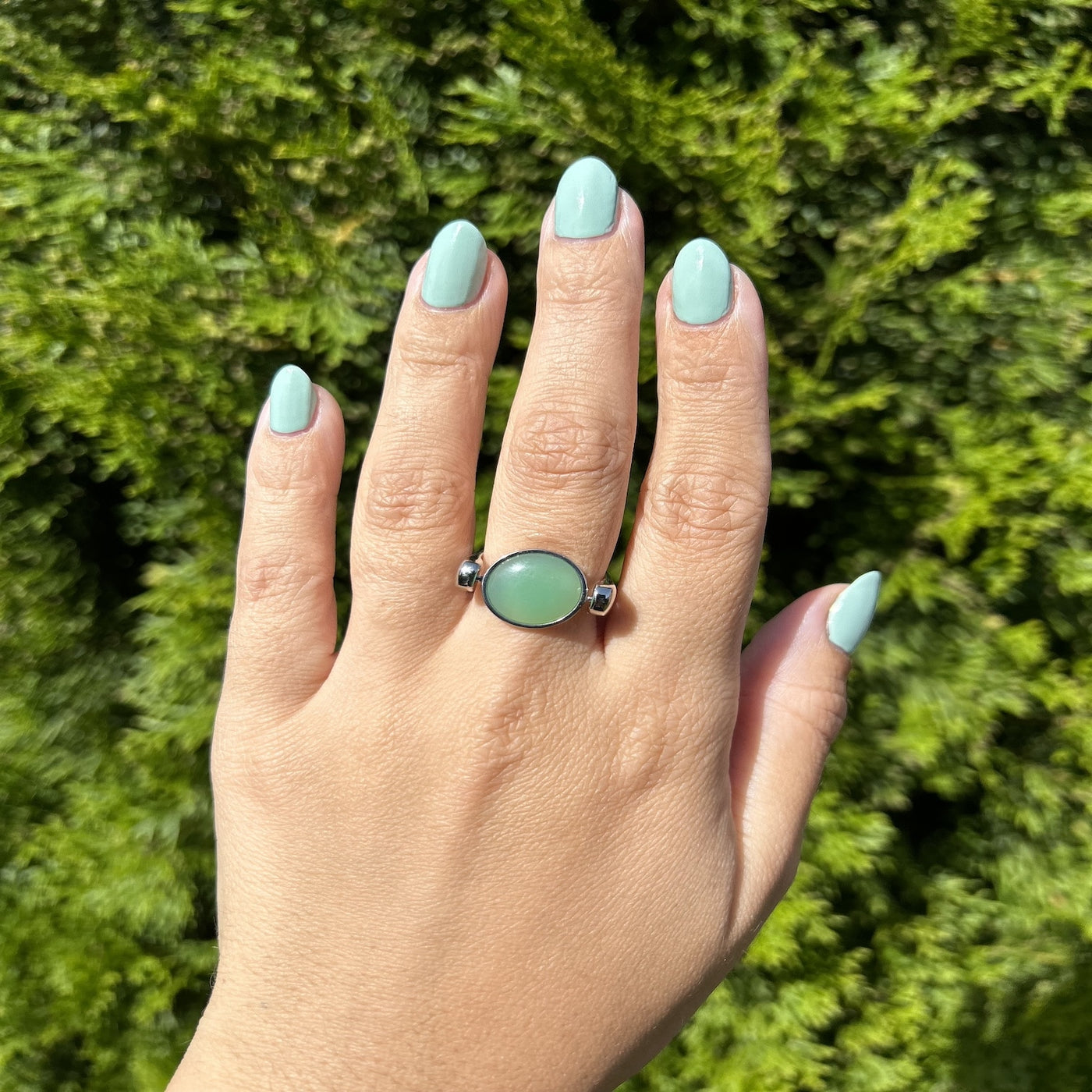 Chrysoprase Round Crystal Element