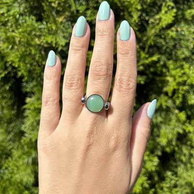 Chrysoprase Round Crystal Element