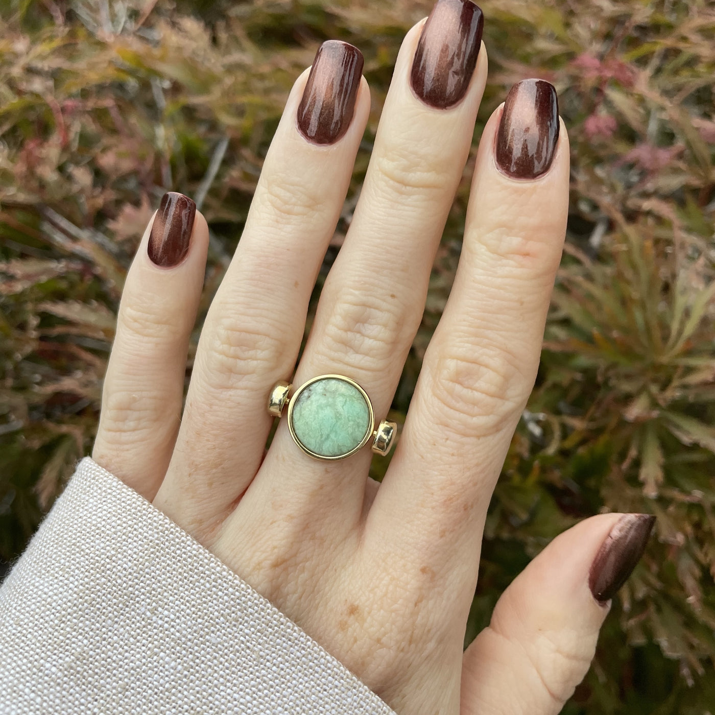 Chrysoprase Round Crystal Element