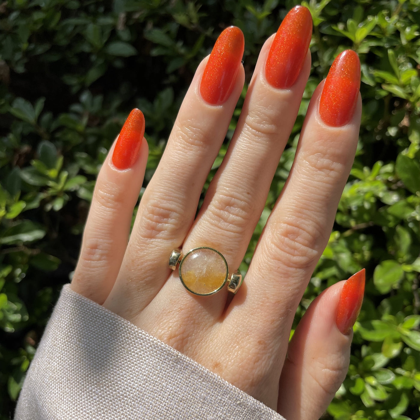 Citrine Round Crystal Element