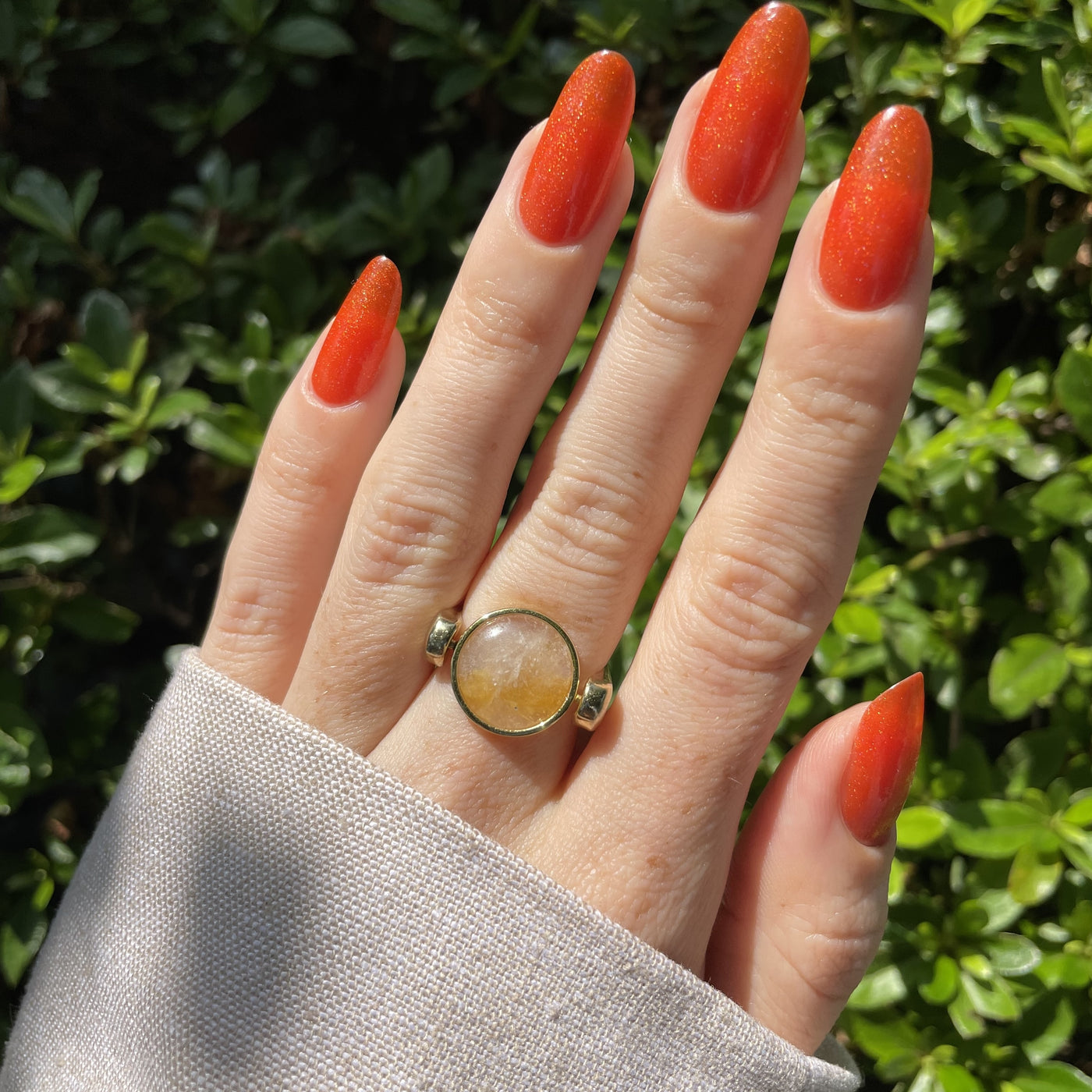 Citrine Round Crystal Element