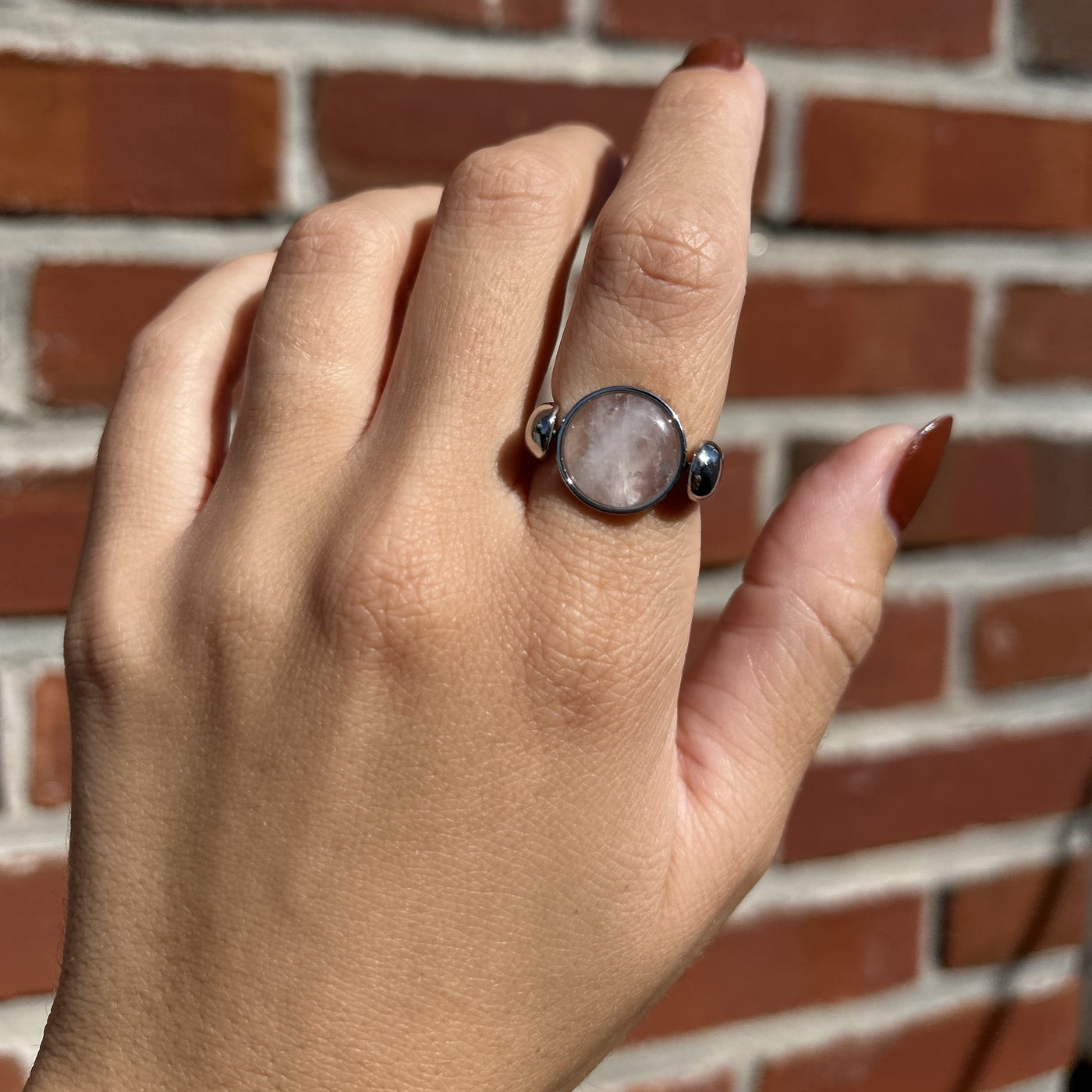 Clear Quartz Round Crystal Element