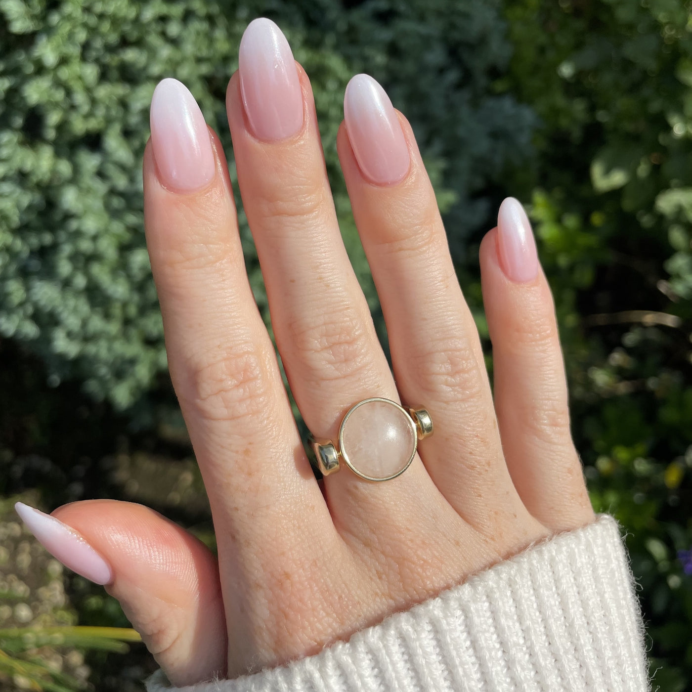 Clear Quartz Round Crystal Element