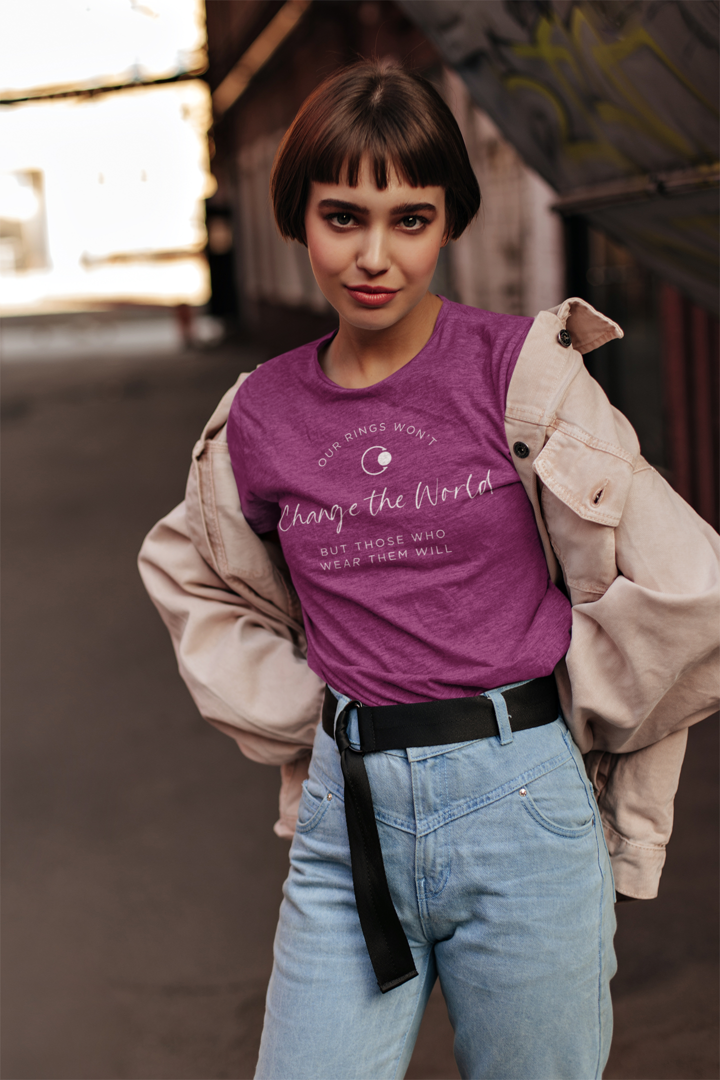 Crewneck - raspberry fleck or heathered navy – CONQUERing