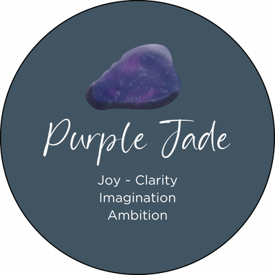 Purple Jade Octangle™ Crystal Element