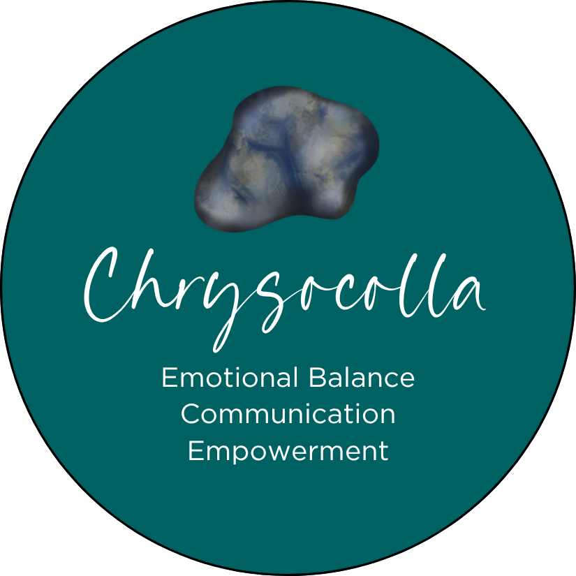 Chrysocolla Oval Crystal Element