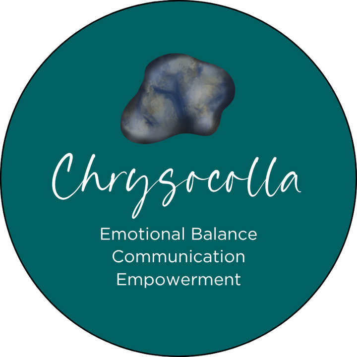 Chrysocolla Oval Crystal Element