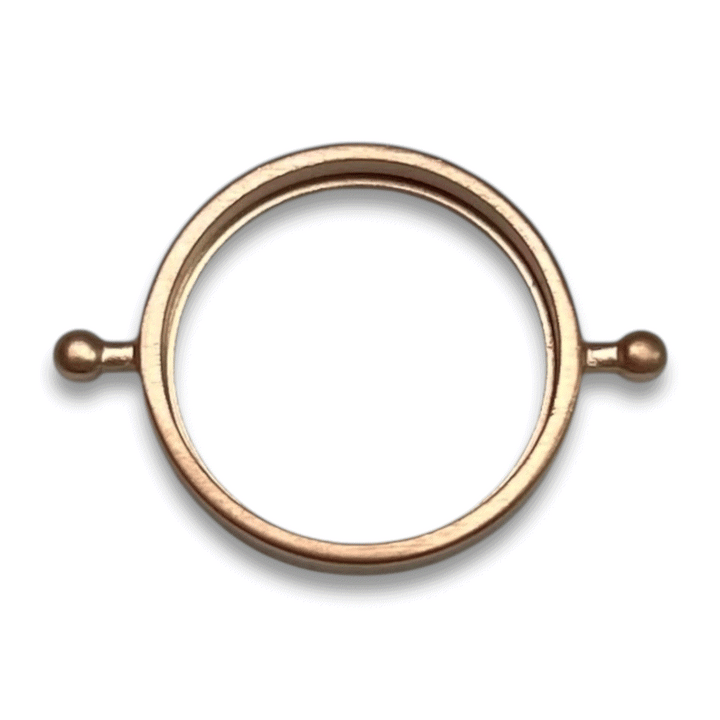 DIY Rose Gold Bezels Open-Back