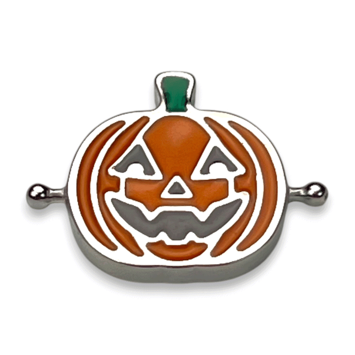 Enamel Pumpkin Flip Element