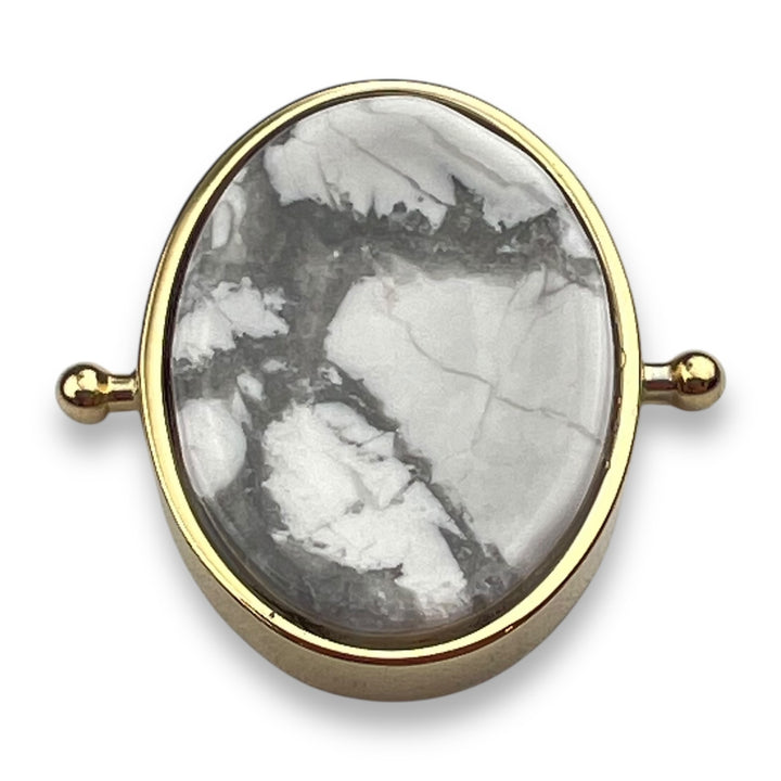 Howlite Worry Stone Element