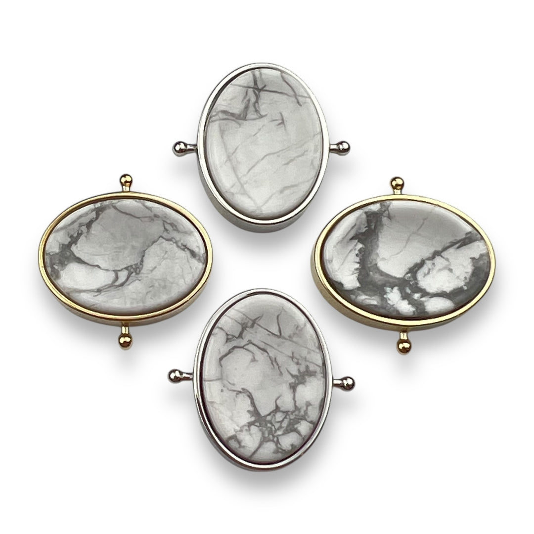 Howlite Worry Stone Element