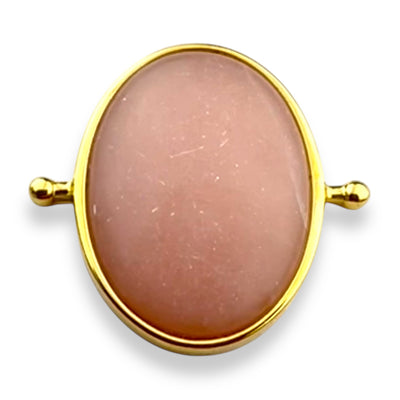 Pink Opal Oval Crystal Element