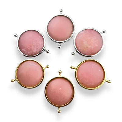 Pink Opal Round Crystal Element