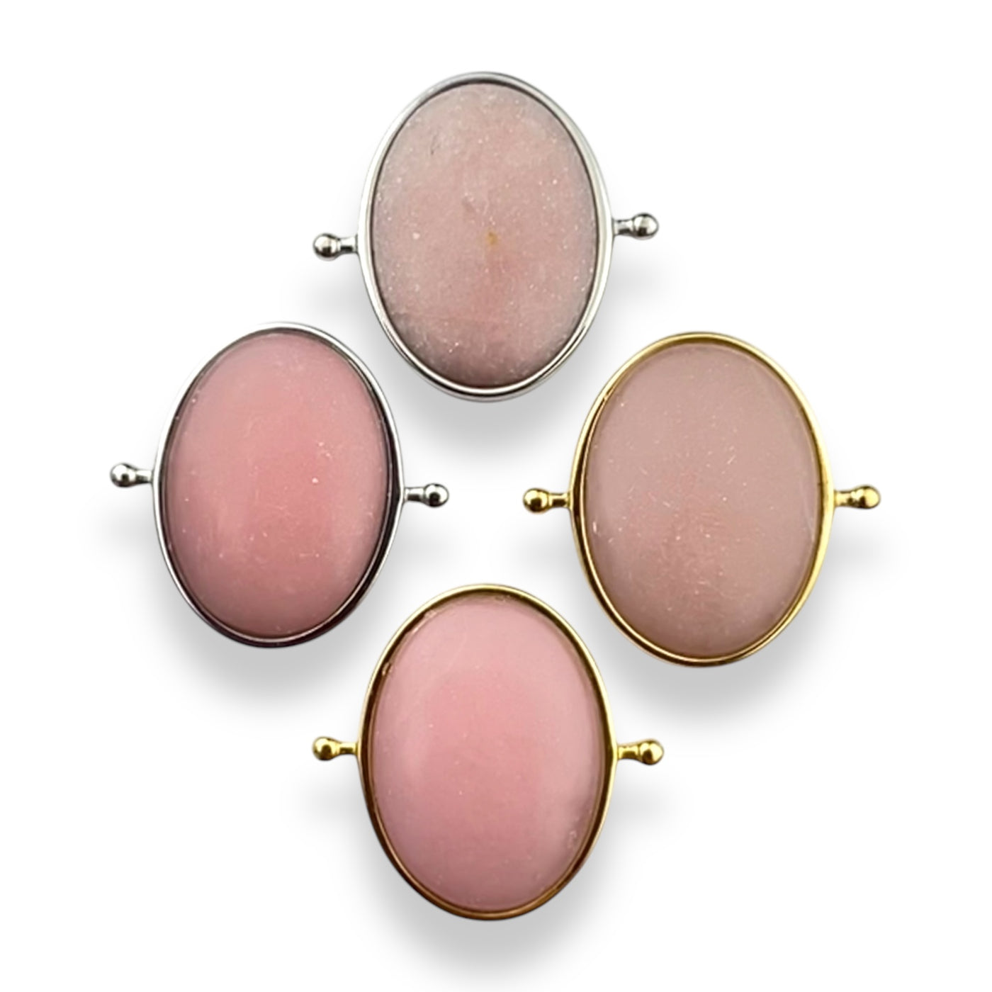 Pink Opal Oval Crystal Element