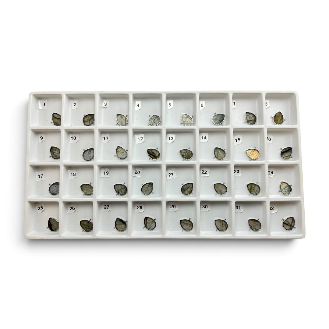 Pre Shop Preview Choose Your Own Flat Luxe Labradorite AquaPoint™ – Silver