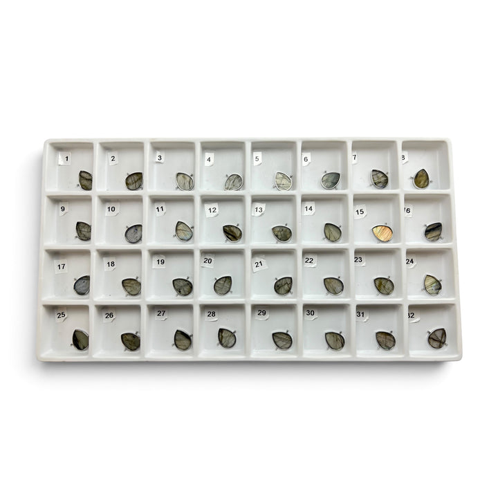Pre Shop Preview Choose Your Own Flat Luxe Labradorite AquaPoint™ – Silver