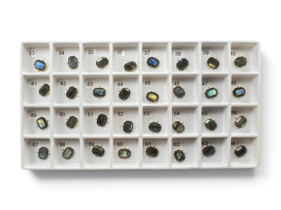 Choose Your Own Luxe Labradorite Octangle – Gold