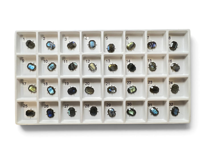 Choose Your Own Luxe Labradorite Octangle – Silver