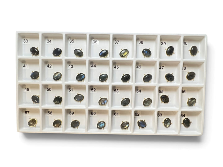 Choose Your Own Luxe Labradorite Oval – Gold