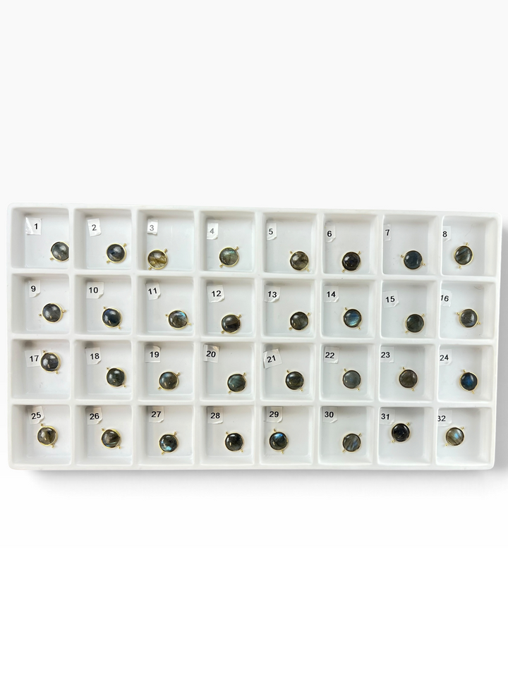 Choose Your Own Luxe Labradorite Round – Gold