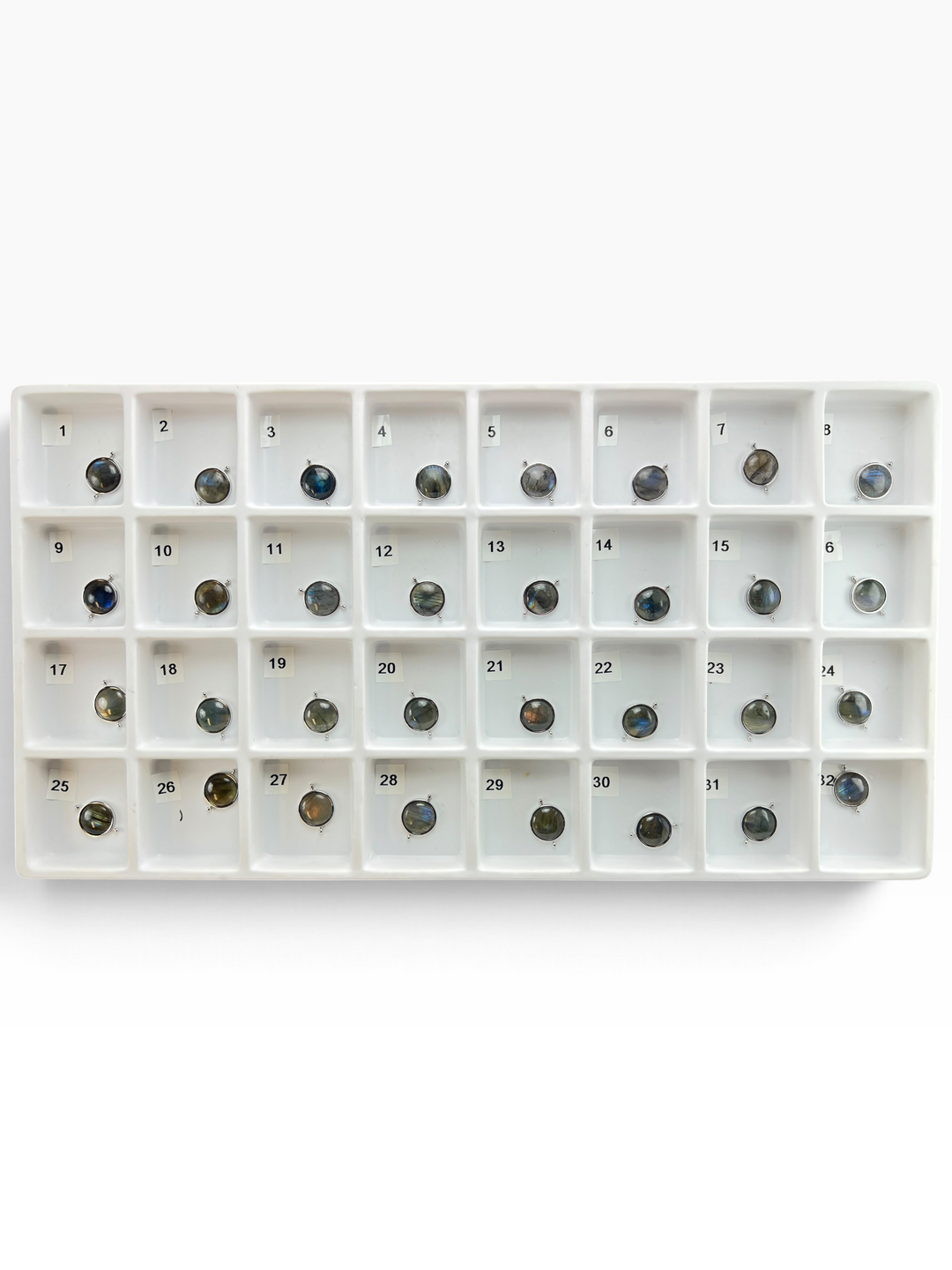 Choose Your Own Luxe Labradorite Round – Silver
