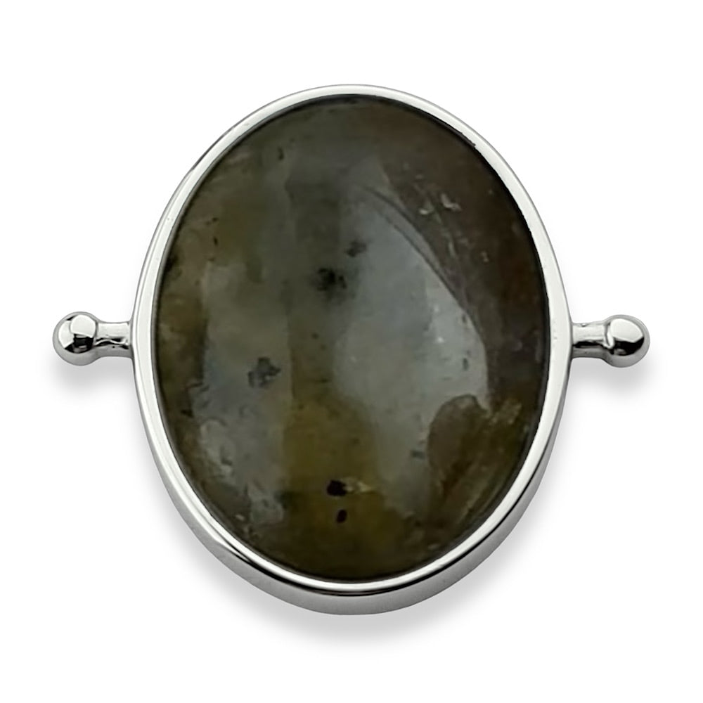 Standard Labradorite Oval Crystal Element