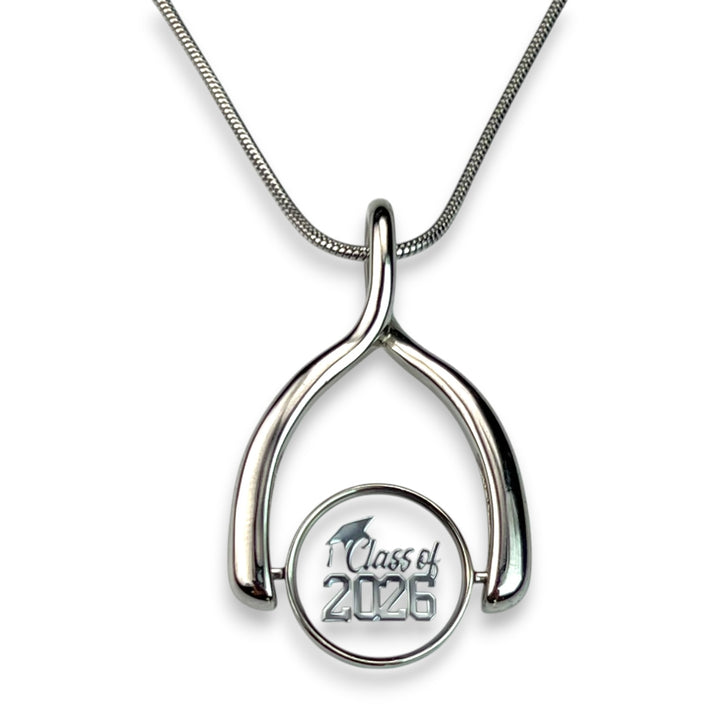 Class of 2026 Wishbone Necklace