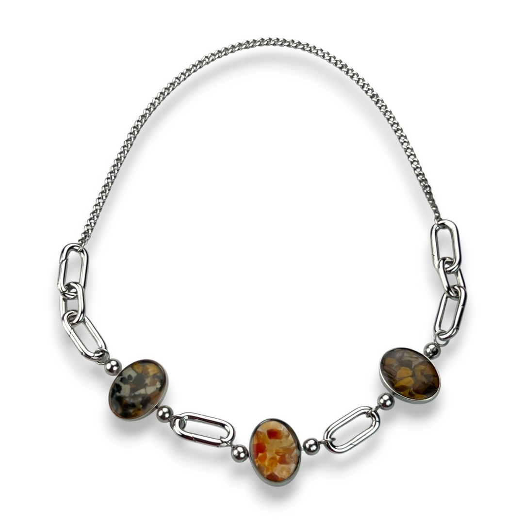 MiraLink™ of the Month - Crystal Confetti Curb Duo Necklace
