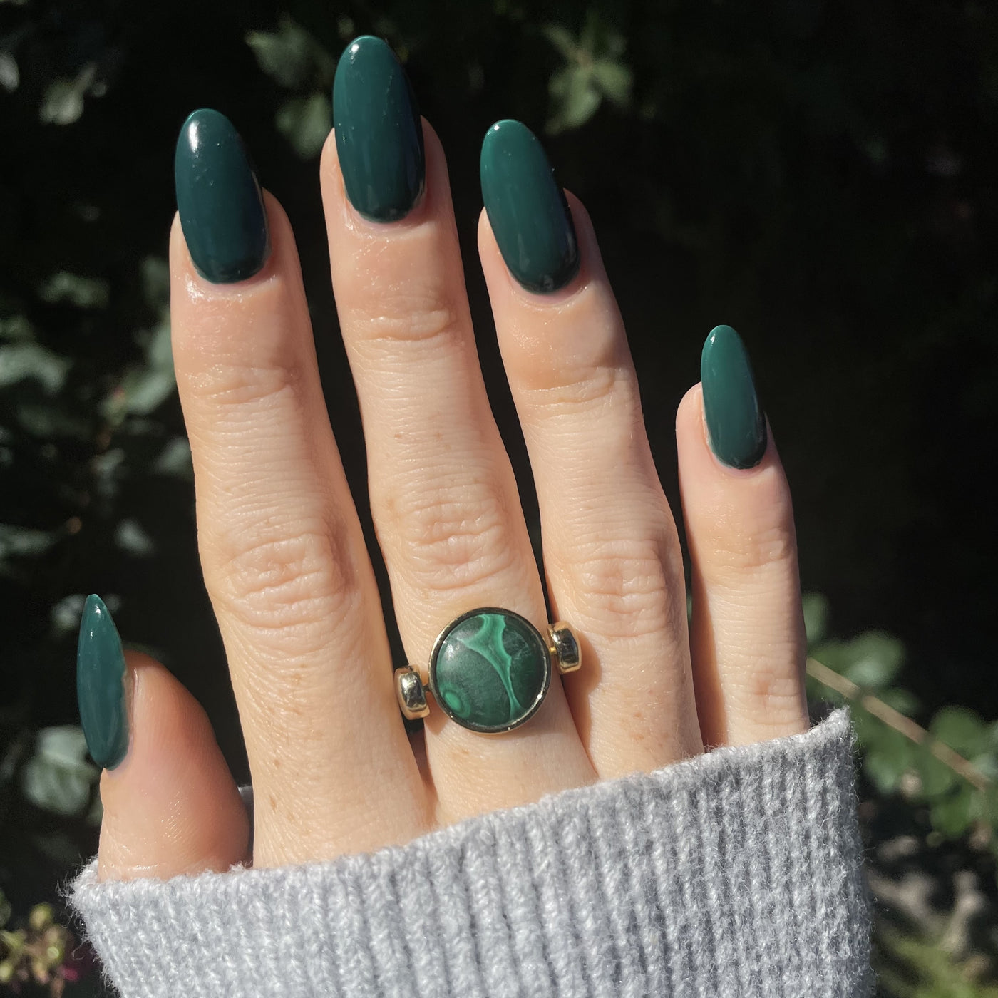 Malachite Round Crystal Element