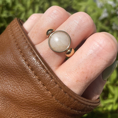 Moonstone Round Crystal Element