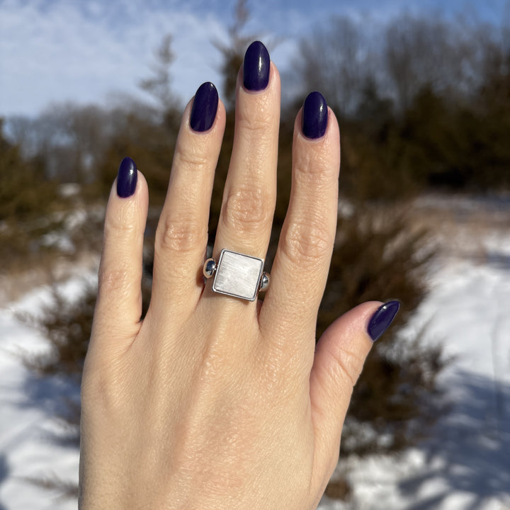 Moonstone Cushion Crystal Element