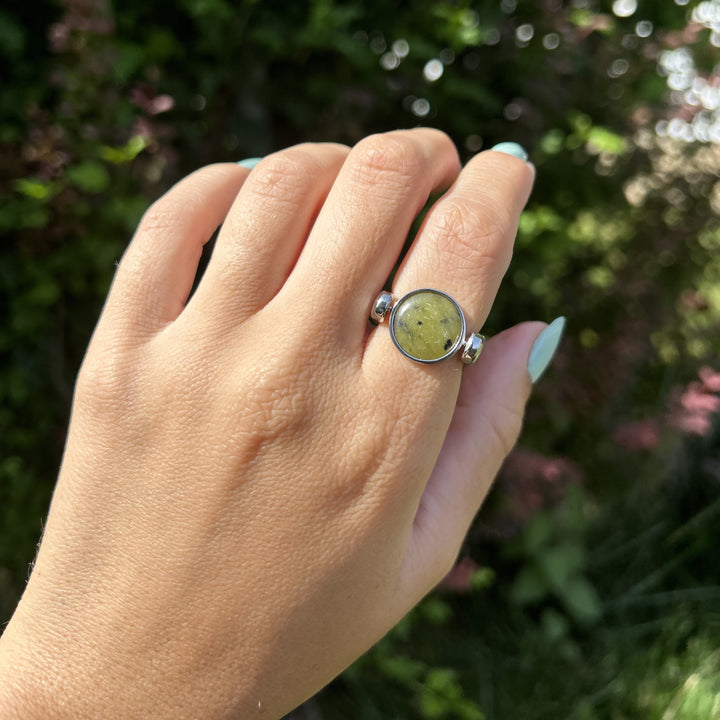 Peridot Round Crystal Element